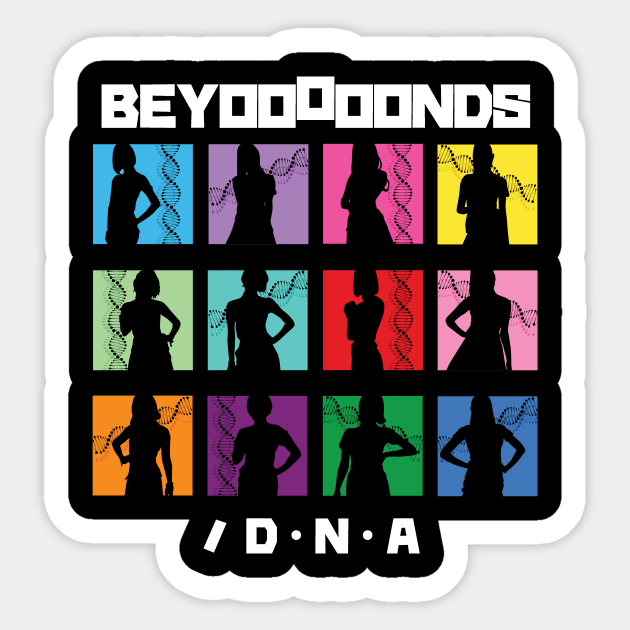 BEYOOOOONDS NO D.N.A Sticker by Suminatsu